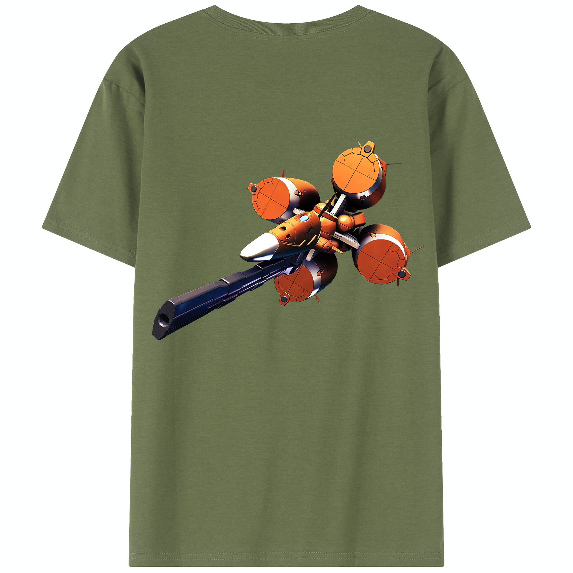 （画像用） 機動戦士ガンダム Mobile Suit Gundam 綿100％半袖Tシャツ（背面プリント）